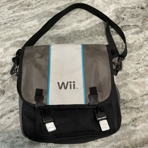 Nintendo Other Official Nintendo Wii Console Travel Storage Carry Case Messenger Shoulder